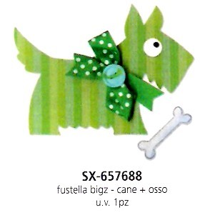 657688 FUSTELLA BIGZ CANE + OSSO