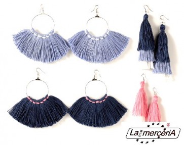 ACCESSORI BOUCLE DI ORECCHINI ASS. 4pz