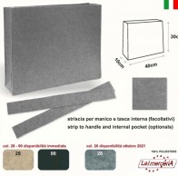 BL301 INTERNO IN FELTRO PER BORSE 40cm