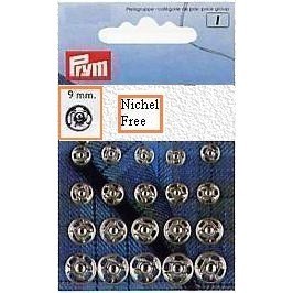 341244 BOTTONI PRESSIONE mm09x12 NICHEL