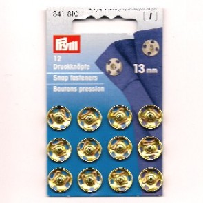 341810 BOTTONI PRESSIONE mm13 ORO