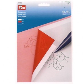 611272 CARTA TRASFERIBILE ROSSO/BLU 3pz