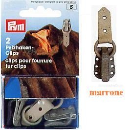 416501 CLIPS PER PELLICCIE MARRONE