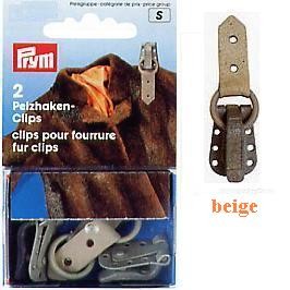 416503 CLIPS PER PELLICCIE BEIGE