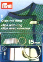 416201 CLIPS CON ANELLO ACC.NIC.(5)