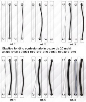 ELASTICO TONDINO N.1 750/0x20mt