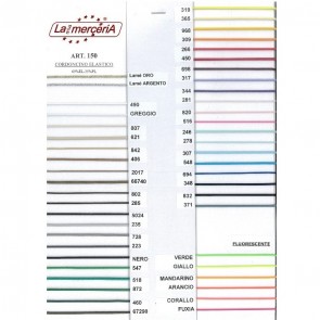 0150/02 ELASTICO TONDINO COLOR N.2x20mt