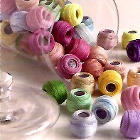 19 FILO CORDONETTO DMC BIANCO/ECRU 10gom