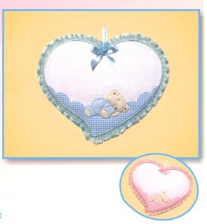 FN904 COCCARDA NASCITA CUORE AIDA