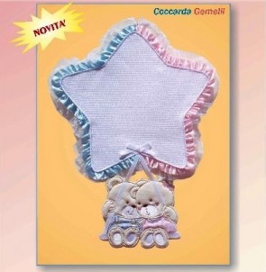 FN936.B COCCARDA STELLA GEMELLI