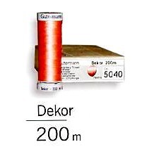 GUTERMANN DEKOR FILO RICAMO 200m 5rt