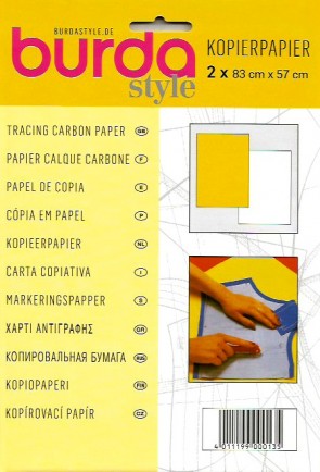 BURDA CARTA COPIATIVA BIANCO/GIALLO