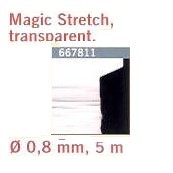 667811 FILO M ELAST TRASPARENTE 0,8mm 5m