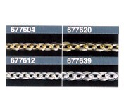 677604 CATENELLA 60cm ORO 1,0 mm
