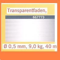 667773 785431 FILO TRASP 0,5mm 25m 40m