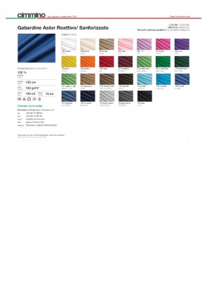 2415 TESSUTO GABARDINE ASTOR H.150cm