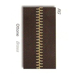 CATENA CONTINUA 5 METALLO OTTONE YKK