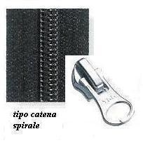 CERNIERA 10 SPIRALE FISSA YKK 200cm