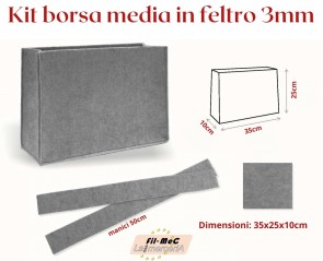KIT BORSA MEDIA 35x25x10cm