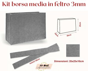 KIT BORSA MEDIA 35x25x10cm