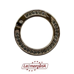 LB010 ANELLO MOSCHETTONE STRASS 25mm (6)