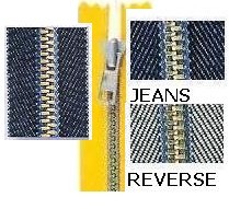 CERNIERE 4,5 OTTONE AUT JEANS YKK cm18