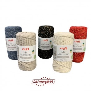 108074 FILO MY MACRAME' GLITTER 100g(10)
