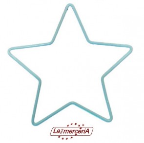 609.04 ANELLO METALLO STELLA BIANCO 15cm