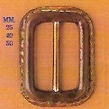 FIBBIE PELLE RETTANGOLARI mm.45/50 (3)
