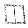PSSQ44 FIBBIA STRASS QUADR. 30mm (2)