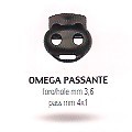 OMEGA FERMACORDONI DUE FORI 3.6mm (25)