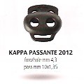 KAPPA FERMACORDONI DUE FORI 4.3mm(25)