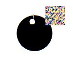 PAILLETTES OLOGR. 25mm 20gr 120pz circa