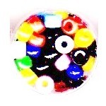 PERLE ROTELLE 9mm MULTICOLOR (12)