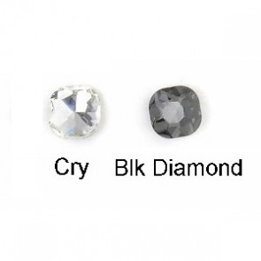 BOTTONE STRASS QUADRATO 10mm (12)