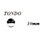 STRASS ACRILICO TONDO-1035 mm10x50pz