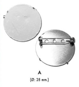 587486 BASE CON SPILLA TONDA 28mm (10)