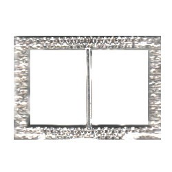 44961 FIBBIA STRASS RETTANGOLARE 75x53