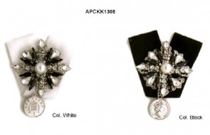 APCKK1308 APPLICAZ.SPILLA FIOCCO STRASS
