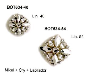 BOT634-54 BOTTONE GIOIELLO LIN.54