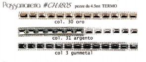 CH1805 PASSAMANERIA STRASS H.2cm (4,5)