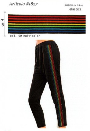 1827 PASSAM.ELAST.MULTICOLOR H.4 cm (18)