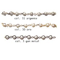 NR0214 PASSAMANERIA CATENA C/PERLE (4,5)