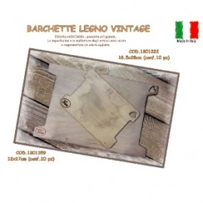 MIRTA BARCHETTA VINTAGE LEGNO 18,5x28cm