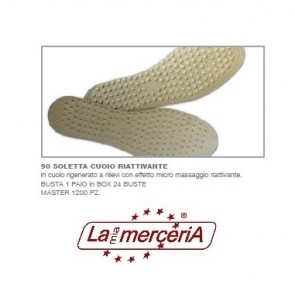 SOLETTE CUOIO RIATTIVANTE 1 paio