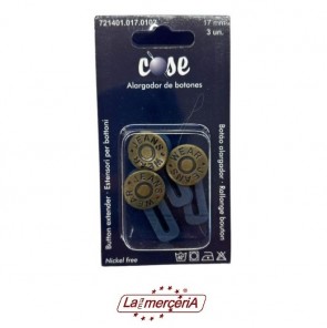 721401 BOTTONI JEANS 17mm EXTENS 3pz
