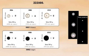 223500 08mm PERLA ABS CON RIVETTO (100)
