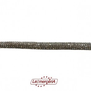 METROFLEX CORD.STRASS H.8mm CRYSTAL(10)