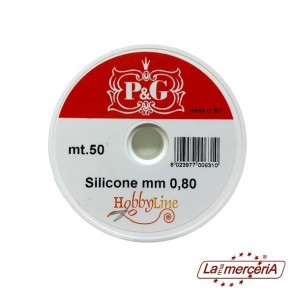 FILO SILICONE 0,80mm TRASPARENTE x50m