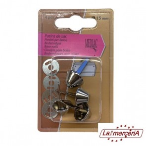M00294 PIEDINI PER BORSA METAL 4pz
